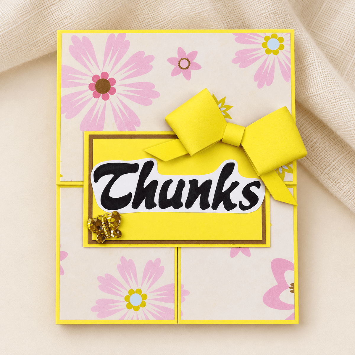 dutch fold thank you card Busy mama 4