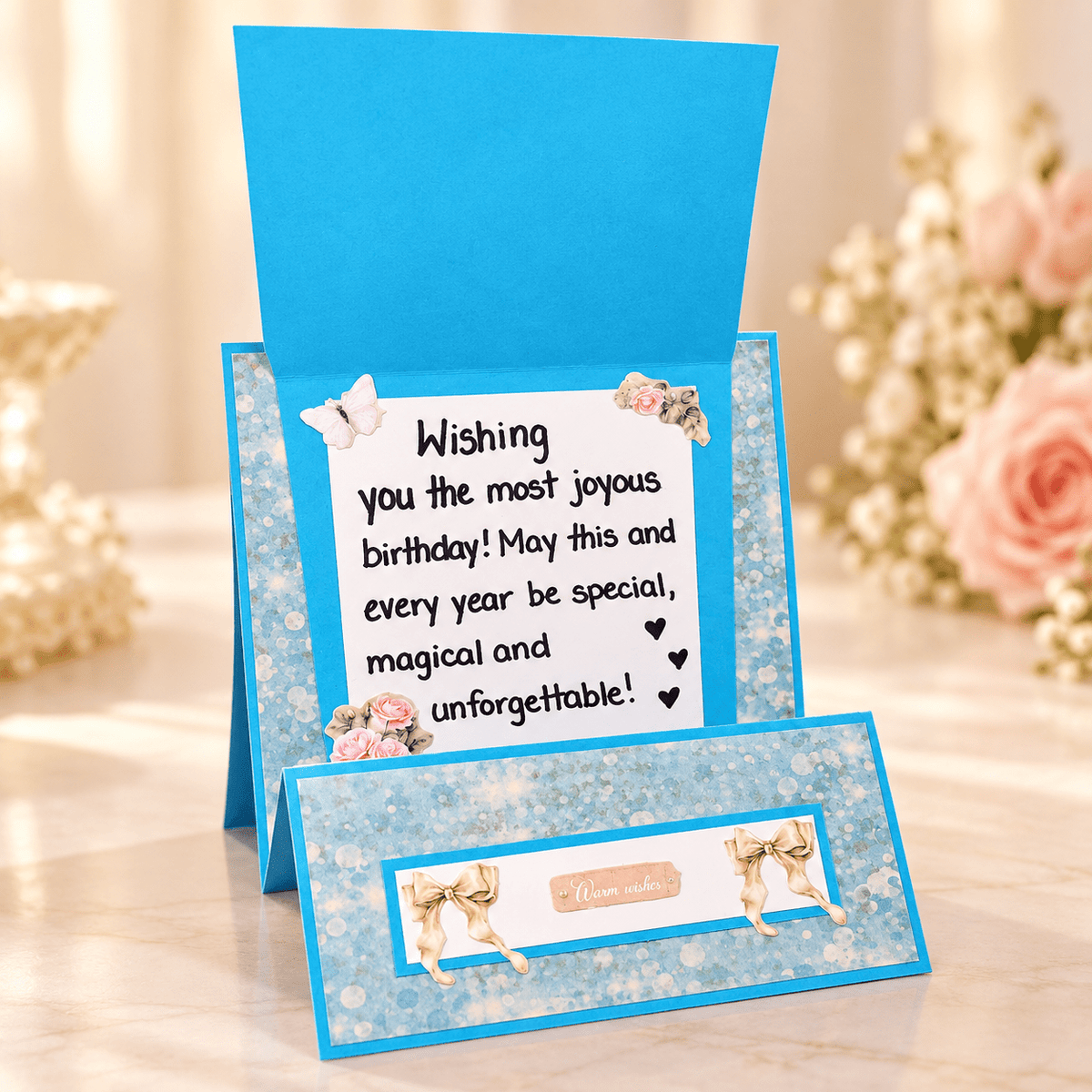 easel birthday card Busy mama 4