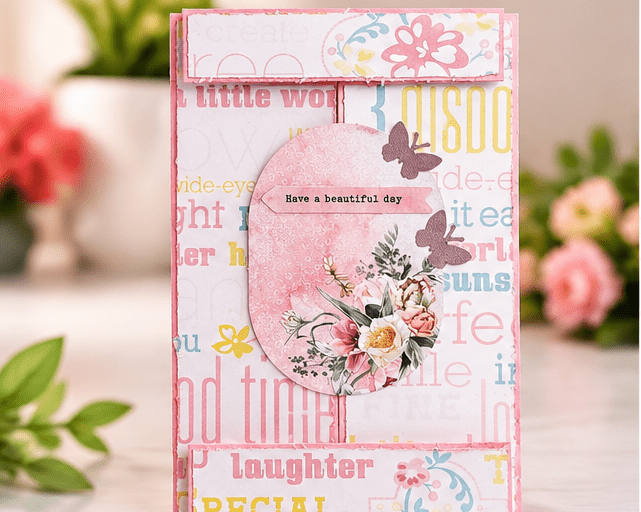 Handmade Open Bay Window “Have a Beautiful Day” Card – 3D Sending Hugs Greeting Card Busy mama 4