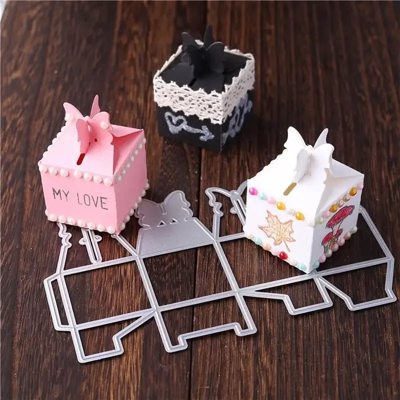 Kokorosa Gift Box Metal Cutting Dies Scrapbooking  for Card Making DIY Embossing Cuts Stencil Craft New Busy mama 4